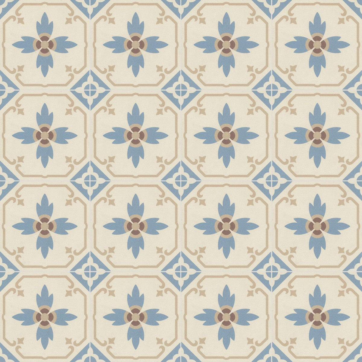 Authentic Pattern Paula Porcelain Tile 15 x 15cm-Delforno Tiles & Timber-Delforno