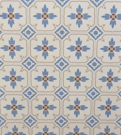 Authentic Pattern Paula Porcelain Tile 15 x 15cm-Delforno Tiles & Timber-Delforno