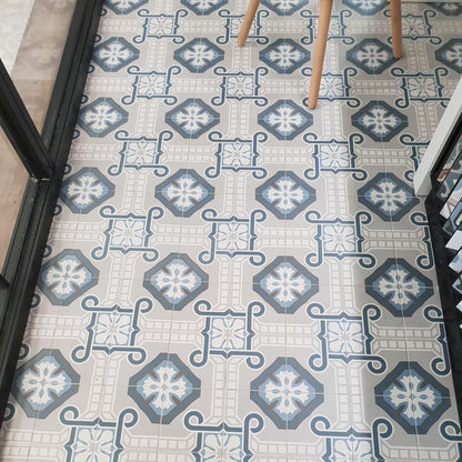 Authentic Pattern Pavot Porcelain Tile 15 x 15cm-Delforno Tiles & Timber-Delforno