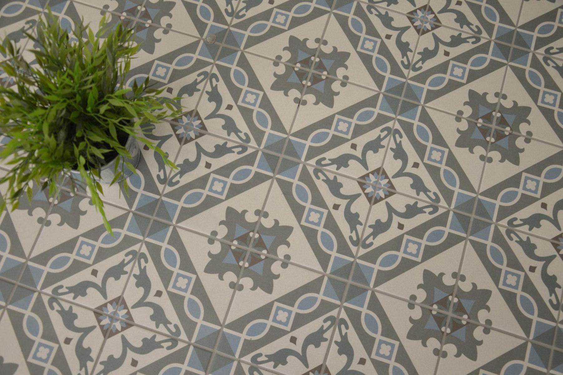 Authentic Pattern Toros Porcelain Tile 15 x 15cm-Delforno Tiles & Timber-Delforno