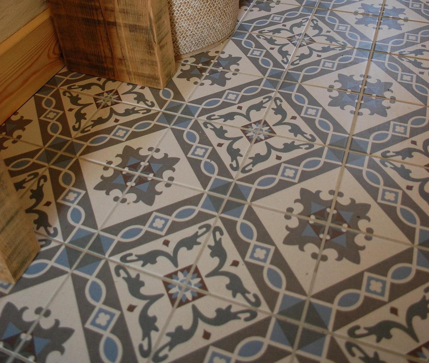 Authentic Pattern Toros Porcelain Tile 15 x 15cm-Delforno Tiles & Timber-Delforno