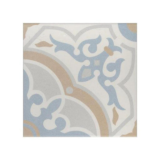 Authentic Pattern Gaete Bleu Porcelain Tile 20 x 20cm-Delforno Tiles & Timber-Delforno