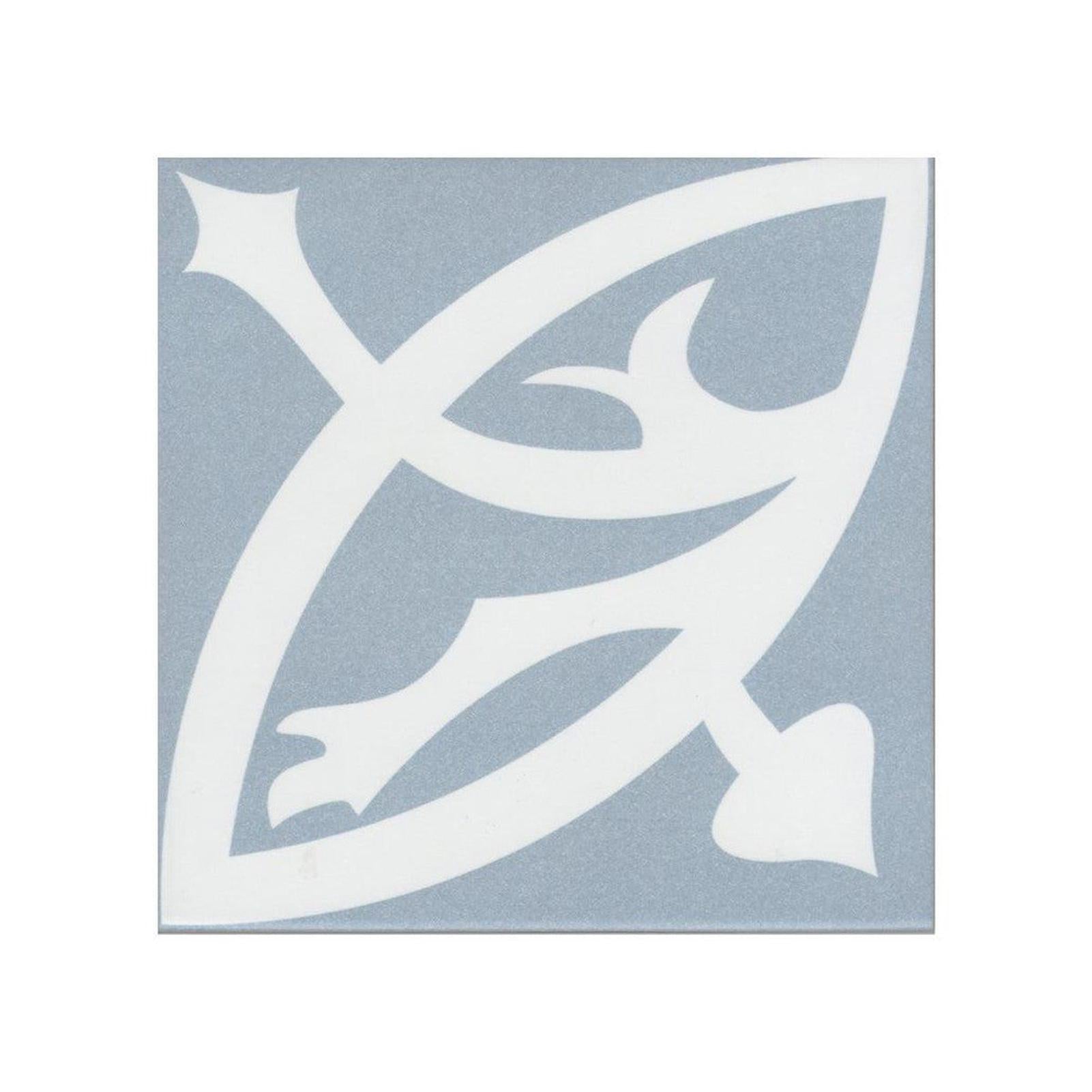 Authentic Pattern Zeli Blue Porcelain Tile 20 x 20cm-Delforno Tiles & Timber-Delforno