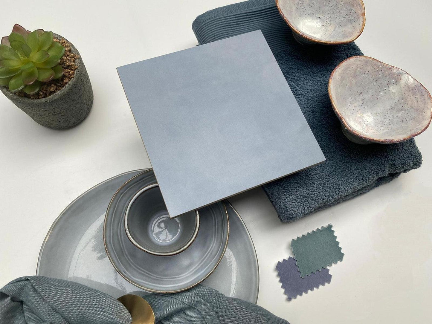 Authentic Unicolour Blu Porcelain Tile 15 x 15cm-Delforno Tiles & Timber-Delforno