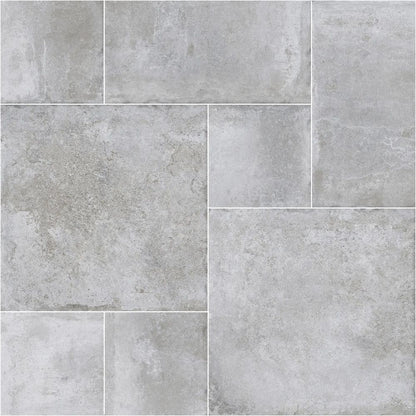 Adobe Silver Modular Porcelain Tile 50 x 50cm-Codicer-Delforno