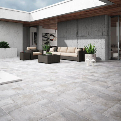 Adobe Silver Modular Porcelain Tile 50 x 50cm-Codicer-Delforno