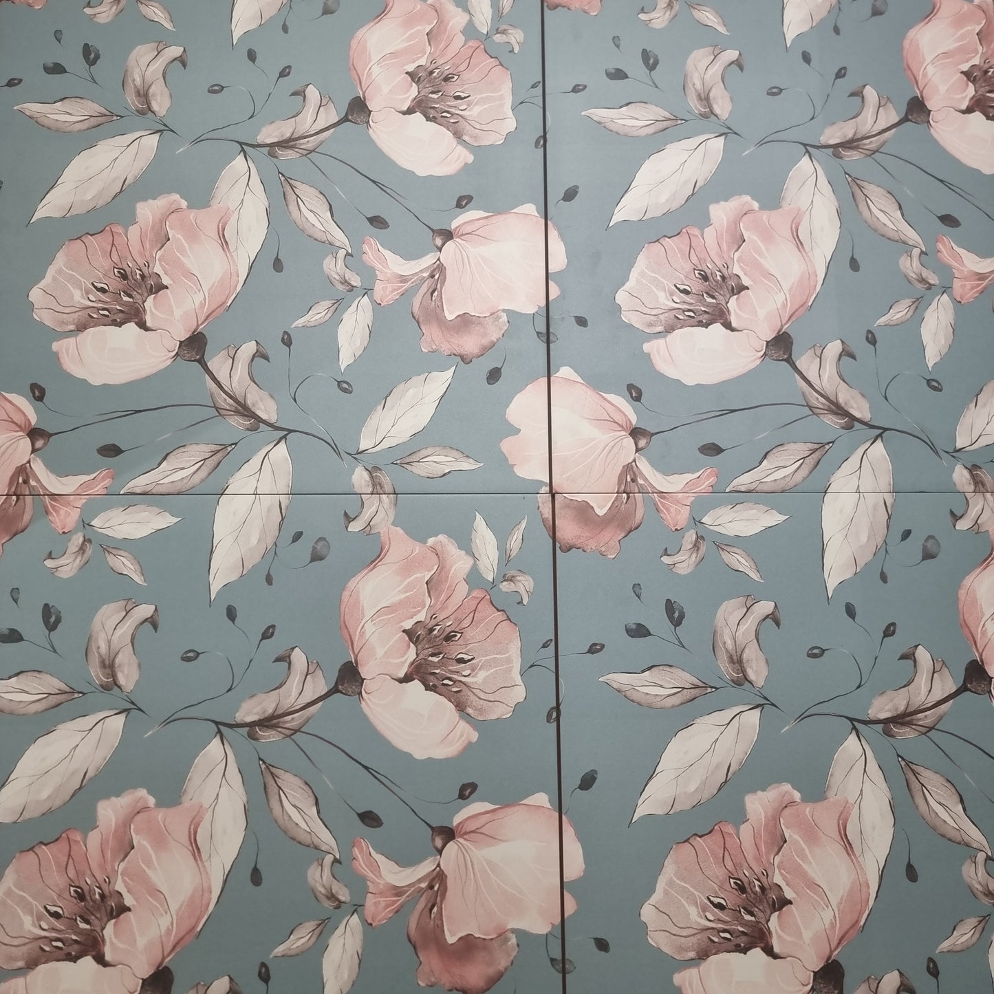 Deco Imagine floral 1 Porcelain Tile 49 x 49cm
