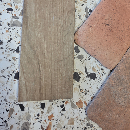 Woodlands 54 Oak Wood Effect Porcelain Tile 9.8 x 59.3cm-Delforno