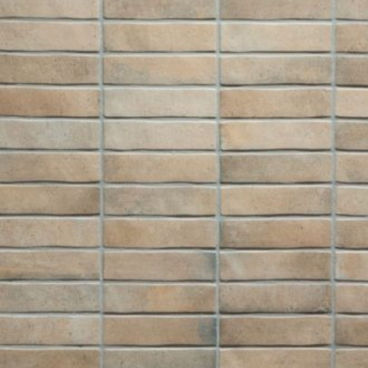 Benisa 623 Teja Porcelain Tile 6.2 x 23.5cm-Cerlat-Delforno