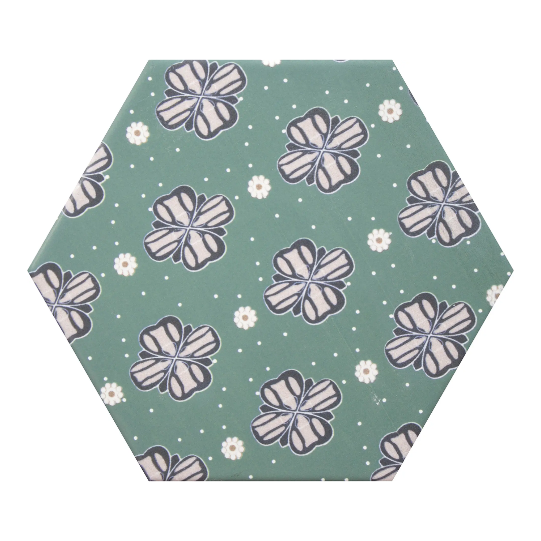 Good Vibes No 7 Porcelain Tile 14 x 16cm-Delforno