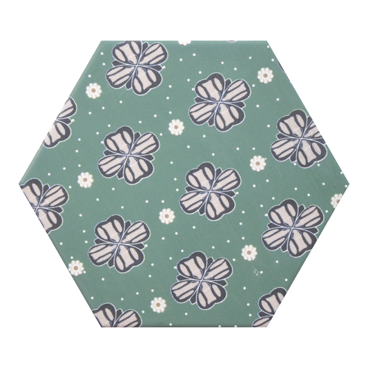 Good Vibes No 7 Porcelain Tile 14 x 16cm