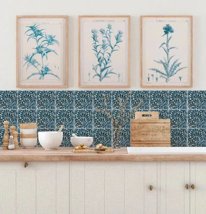 Beaufort Inbetween Blue Porcelain Tile 11.5 x 11.5cm-Delforno Tiles & Timber-Delforno