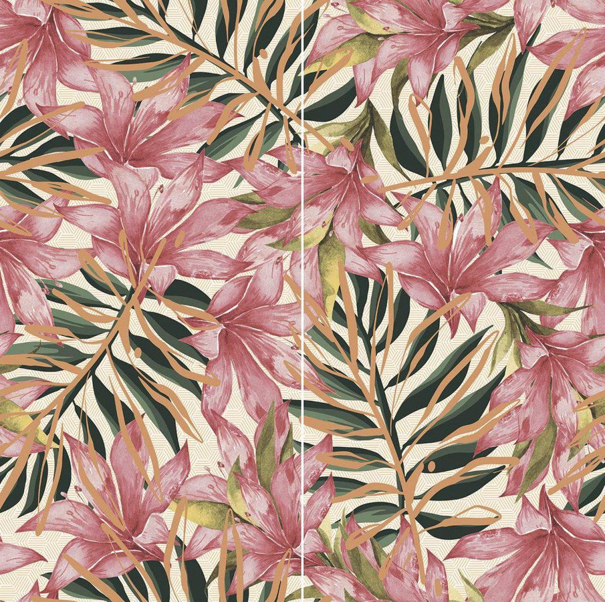 Botanicals Foliage Biophilic 3 Porcelain Tile 100 x50cm-Delforno-Delforno