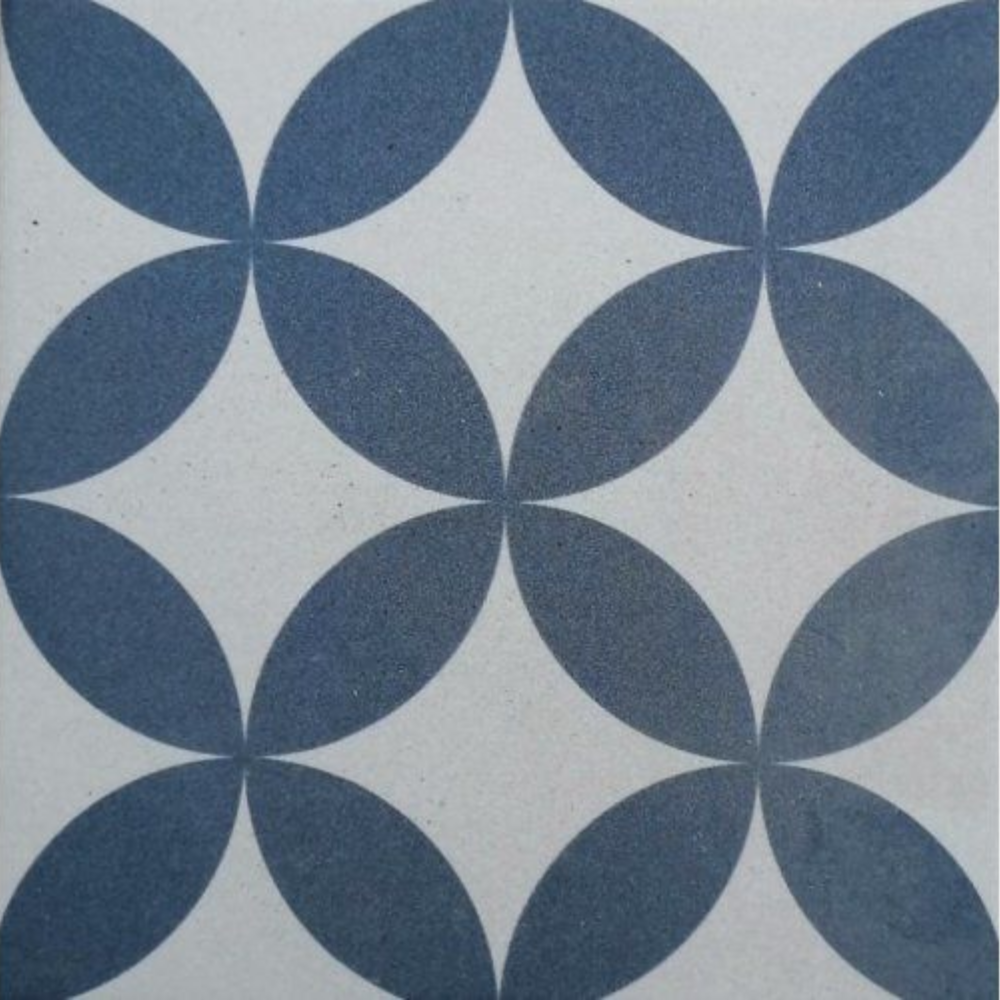 Chelsie Blue Sintered Tile 15 x 15cm-DECOCER-Delforno