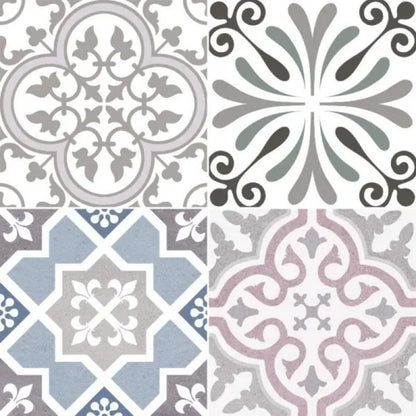 Origin Mix Pattern Porcelain Tile 45 x 45cm-Dual Gris-Delforno