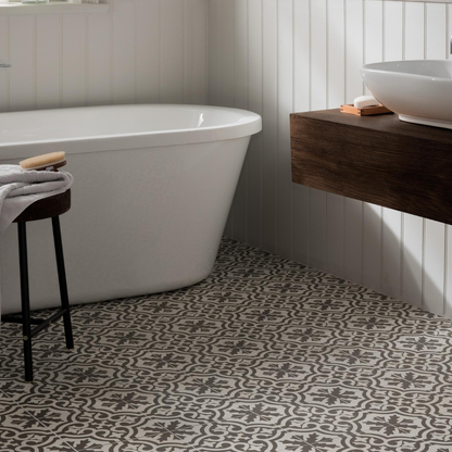 Berkeley Charcoal Ceramic Tile 45 x 45cm-Tiles-Delforno