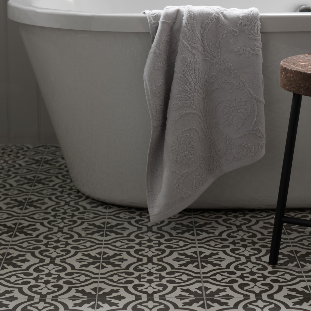 Berkeley Charcoal Ceramic Tile 45 x 45cm-Tiles-Delforno