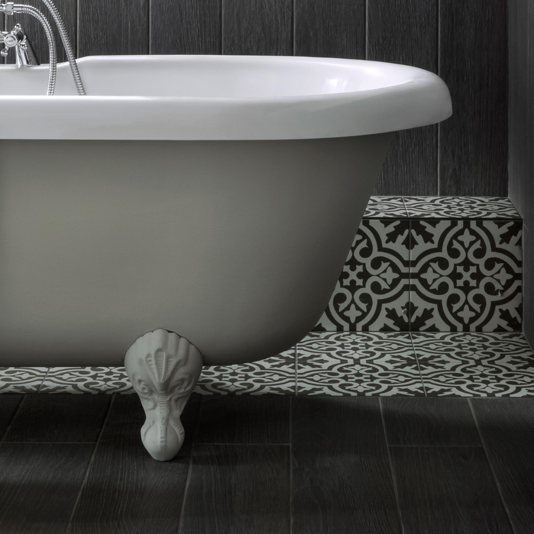 Berkeley Charcoal Ceramic Tile 45 x 45cm-Tiles-Delforno