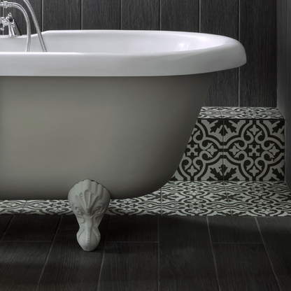 Berkeley Charcoal Ceramic Tile 45 x 45cm-Tiles-Delforno