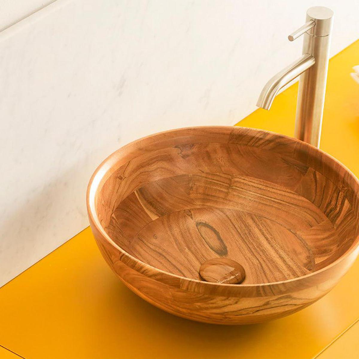 Carrigmore Wood Countertop Washbasin-Delforno Tiles & Timber-Delforno