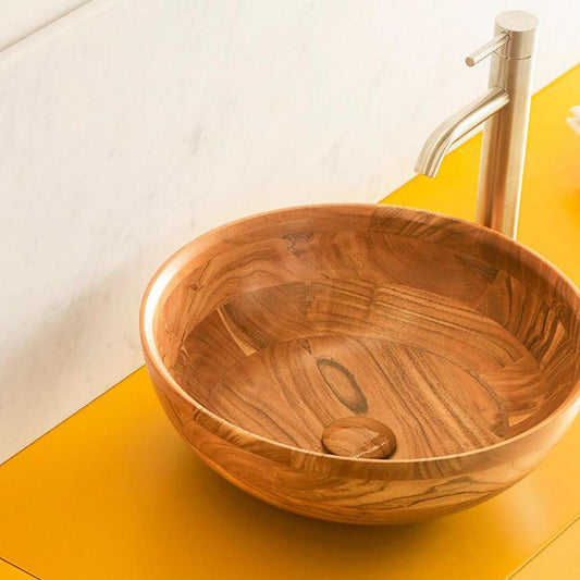Carrigmore Wood Countertop Washbasin-Delforno Tiles & Timber-Delforno