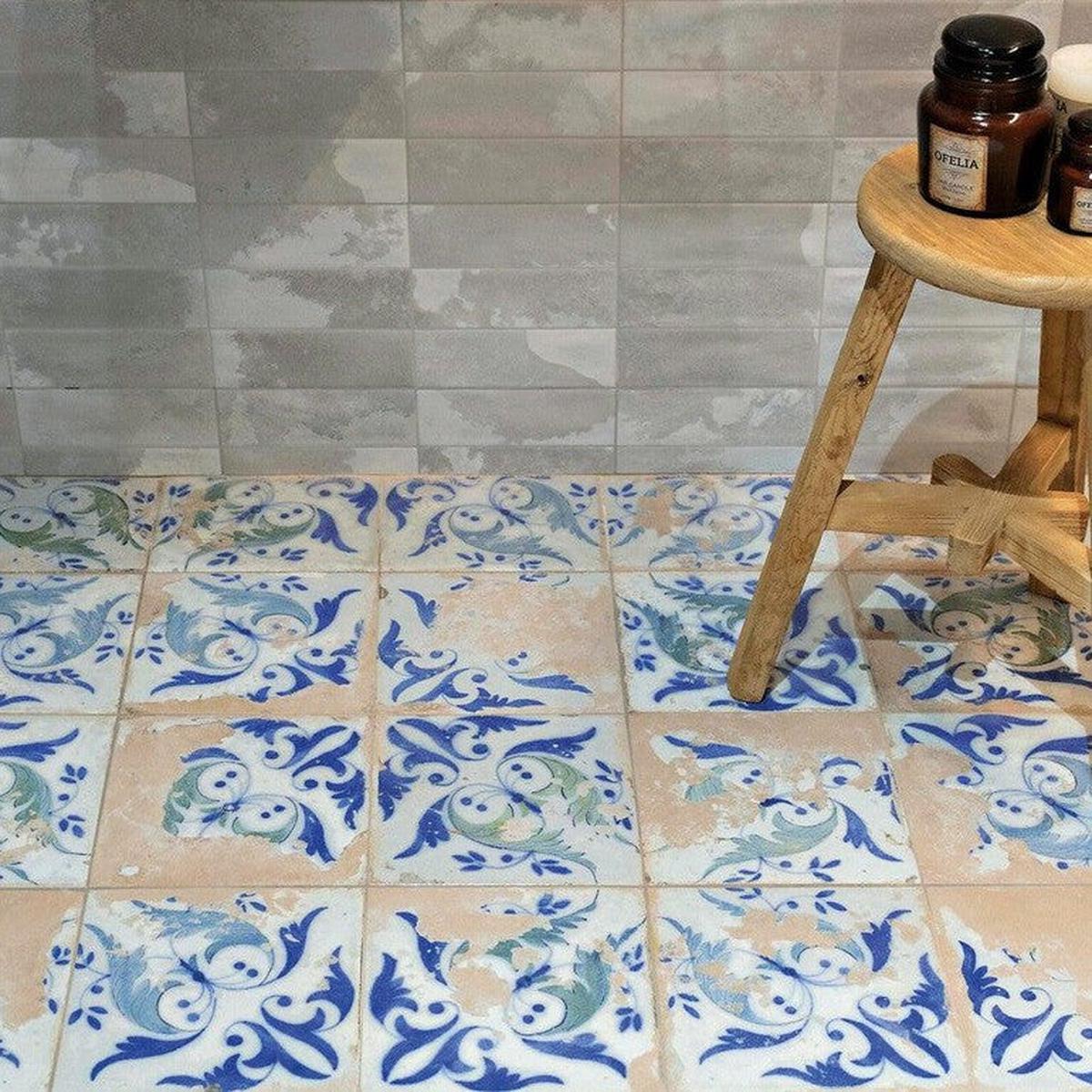 Coimbra Foliage Ceramic Tile 45 x 45cm-Delforno Tiles & Timber-Delforno