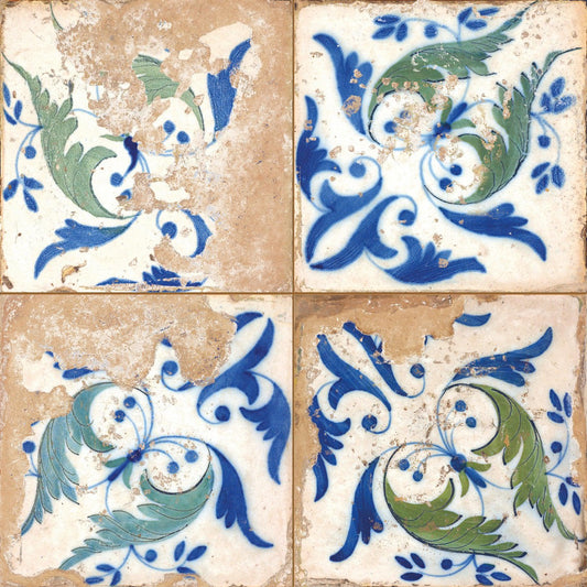 Coimbra Foliage Ceramic Tile 45 x 45cm-Delforno Tiles & Timber-Delforno