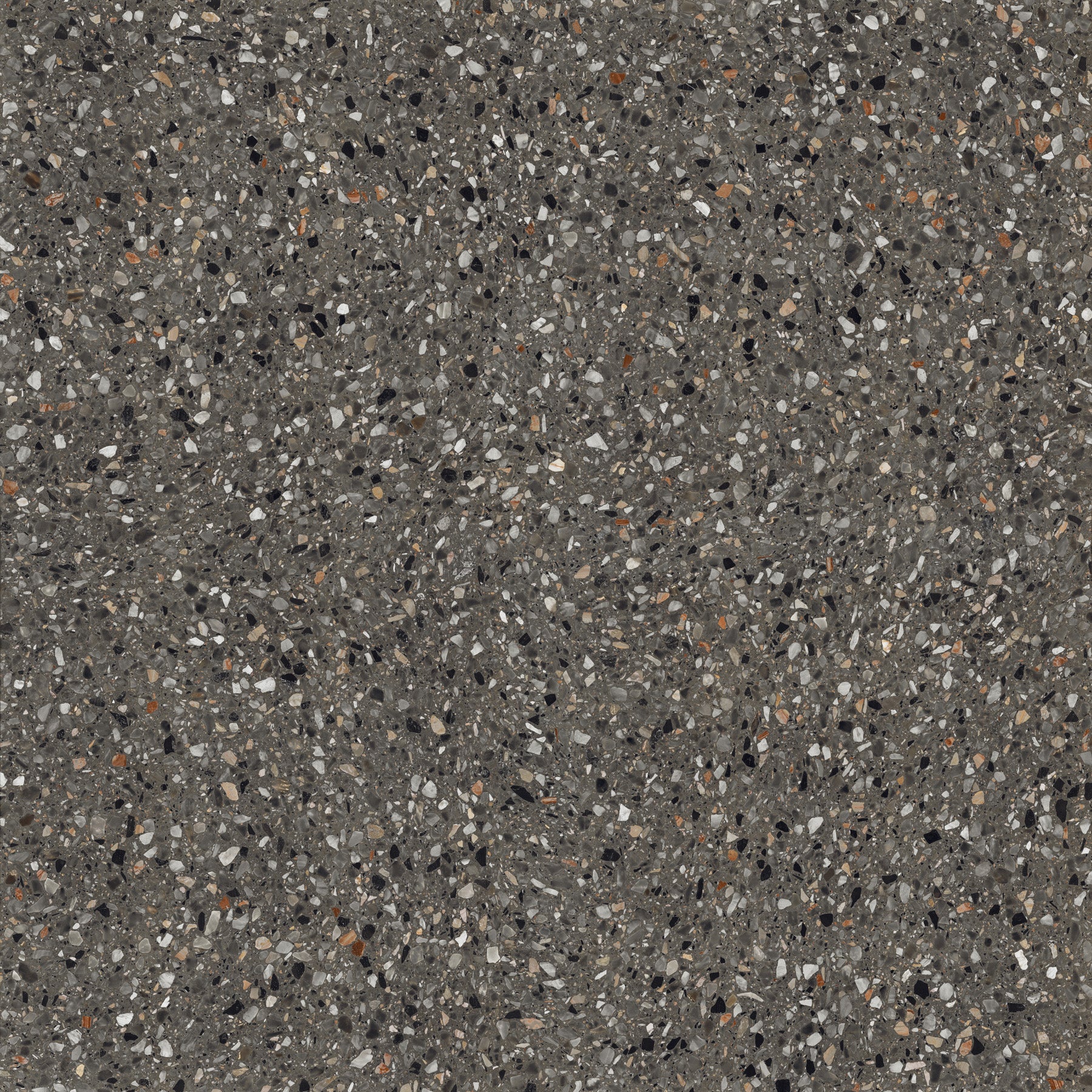 Terrazzo Melody Anthracite Porcelain Tile 60 x 60cm-Delforno Tiles & Timber-Delforno