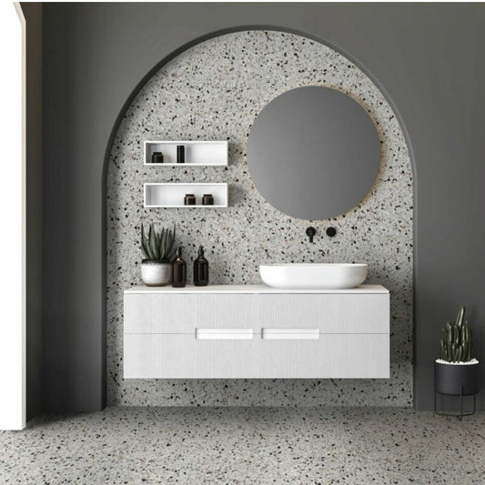 Medley White 120cm x 120cm-Delforno