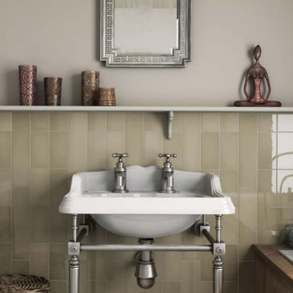 Crackle Aspen Ceramic Tile 7.5 x 15cm-Equipe-Delforno