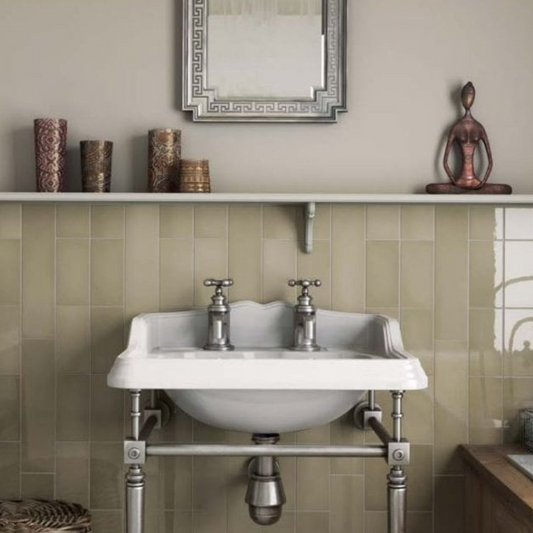 Crackle Aspen Ceramic Tile 7.5 x 15cm-Equipe-Delforno