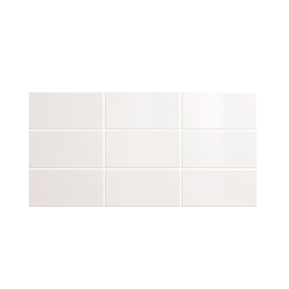 Crackle White Ceramic Tile 7.5 x 15cm-Delforno