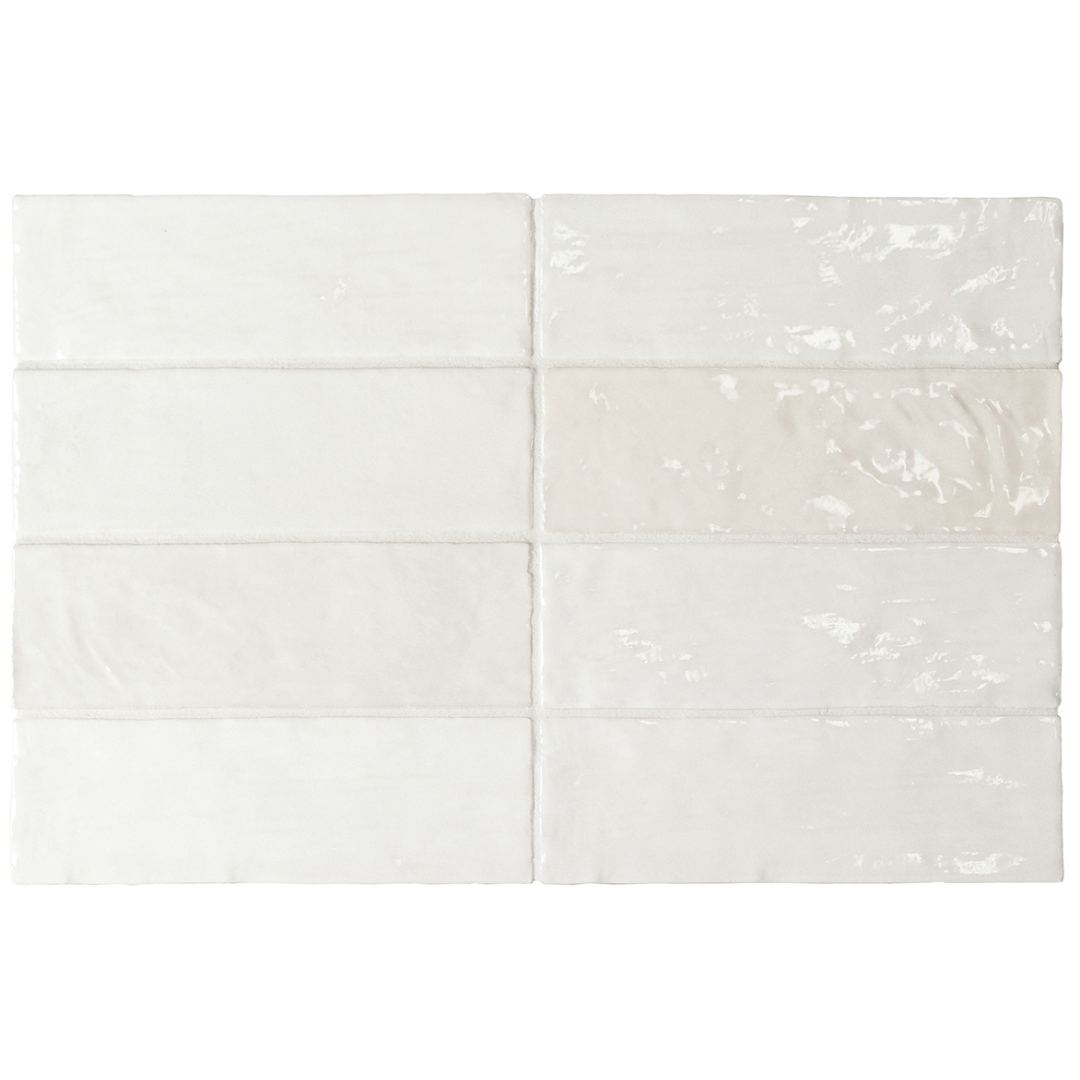 La Riviera Blanc Ceramic Tile 6.5 x 20cm