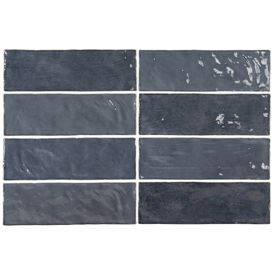 La Riviera Blue Reef Ceramic Tile 6.5 x 20cm