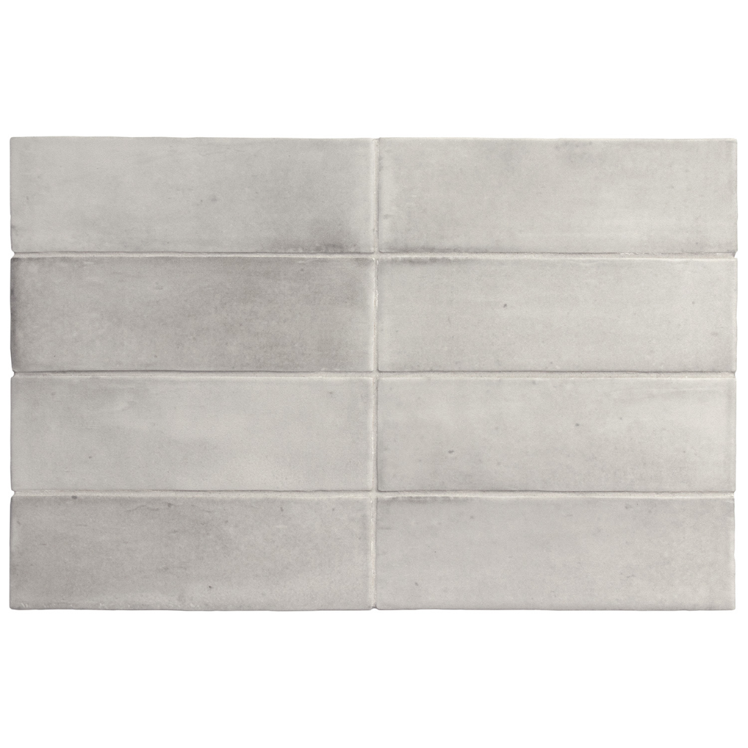 Coco Amber Grey Matt Porcelain Tile 5 x 15cm