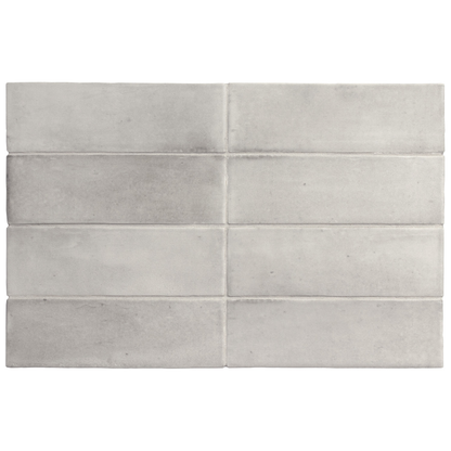 Coco Amber Grey Matt Porcelain Tile 5 x 15cm