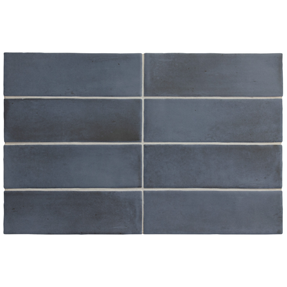 Coco Blue Night Matt Porcelain Tile 5 x 15cm