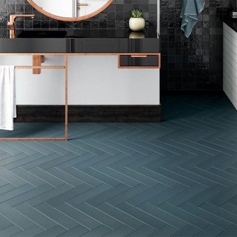 Babylone Space Blue Porcelain Tile 9.2 x 36.8cm-Delforno