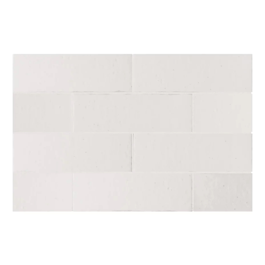 Kalma White Porcelain Tile 6 x 18.6cm