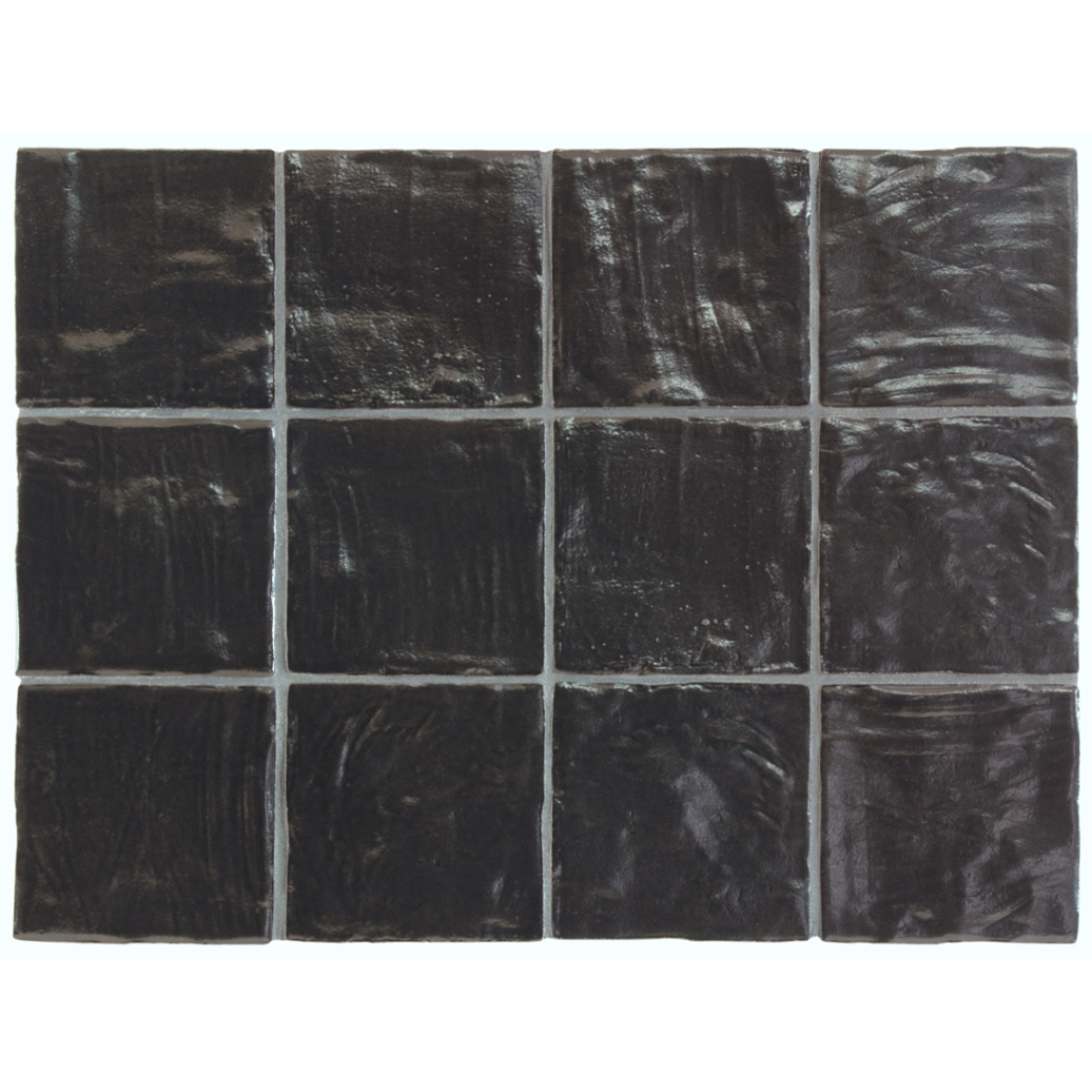 Mallorca Black Ceramic Tile 10 x 10cm