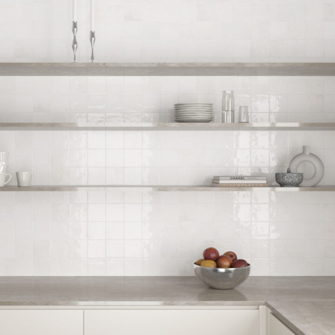 Verticale Clean Porcelain Tile 10 x 10cm