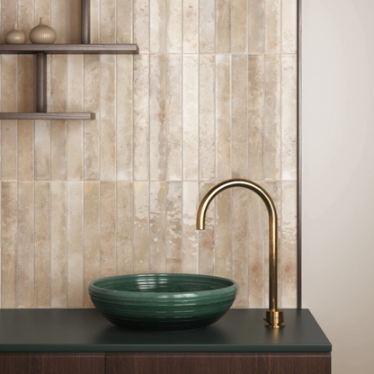 Bali Almond Porcelain Tile 5 x 40cm