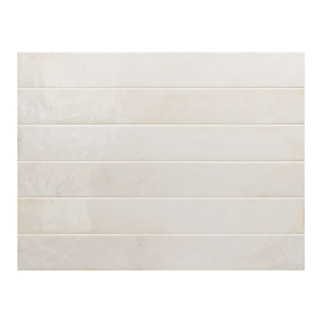 Bali White Porcelain Tile 5 x 40cm