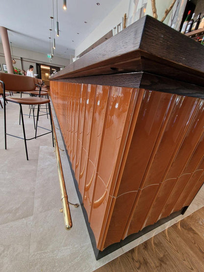 Design Collection Bow Brown Ceramic Tile 15x45cm-Delforno-Delforno