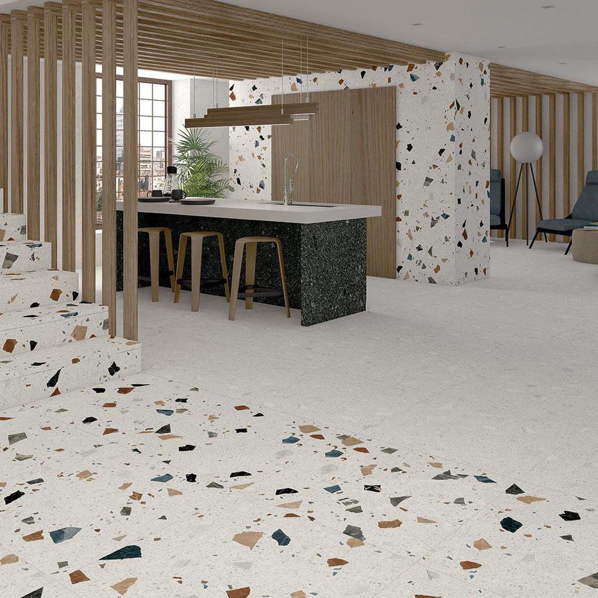 Donatella Art Terrazzo Porcelain Tile 80 x 80cm-Delforno Tiles & Timber-Delforno