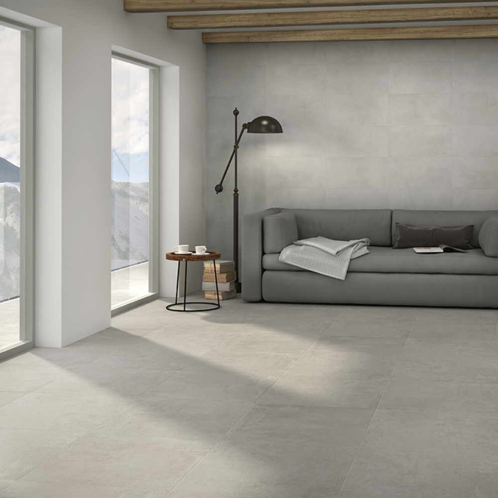 Metropoli 59 Gris Porcelain Tile 59.4 x 59.4cm-Delforno