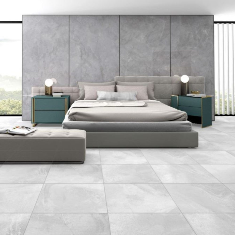 Zeus 60 White Cement Tile 60 x 60cm-Delforno