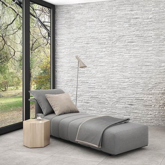 Arcalis White 389 Porcelain Tile 32 x 89cm-Delforno
