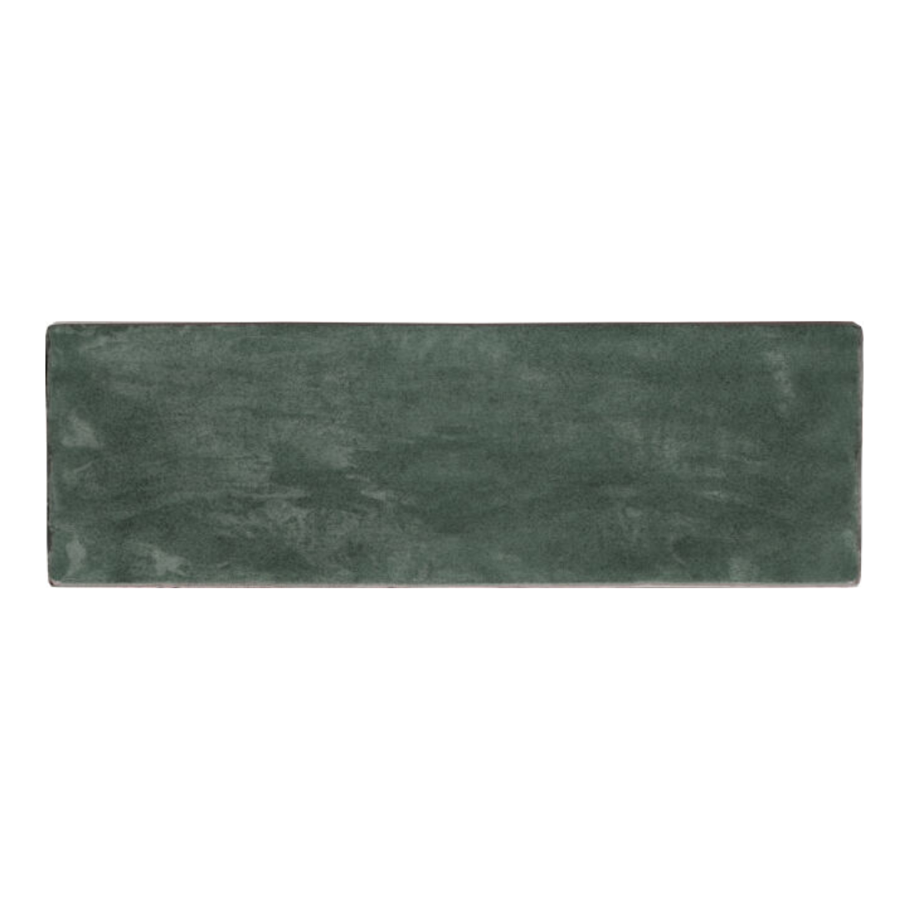 Riad Green Ceramic Tile 6.5 x 20cm-Delforno
