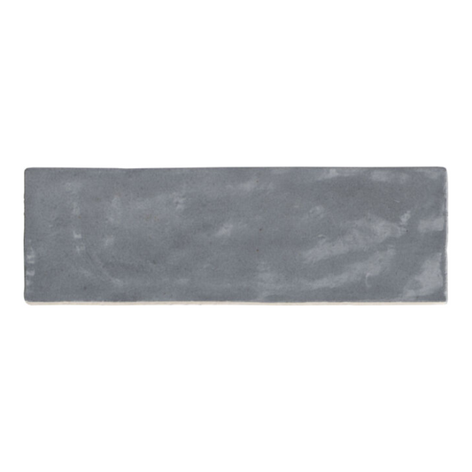 Riad Grey Ceramic Tile 6.5 x 20cm-Delforno